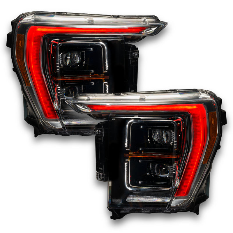 Oracle 21-22 Ford F-150 ColorSHIFT RGB+W Headlight DRL Upgrade Kit w/ RF Controller - Mammoth Racing -
