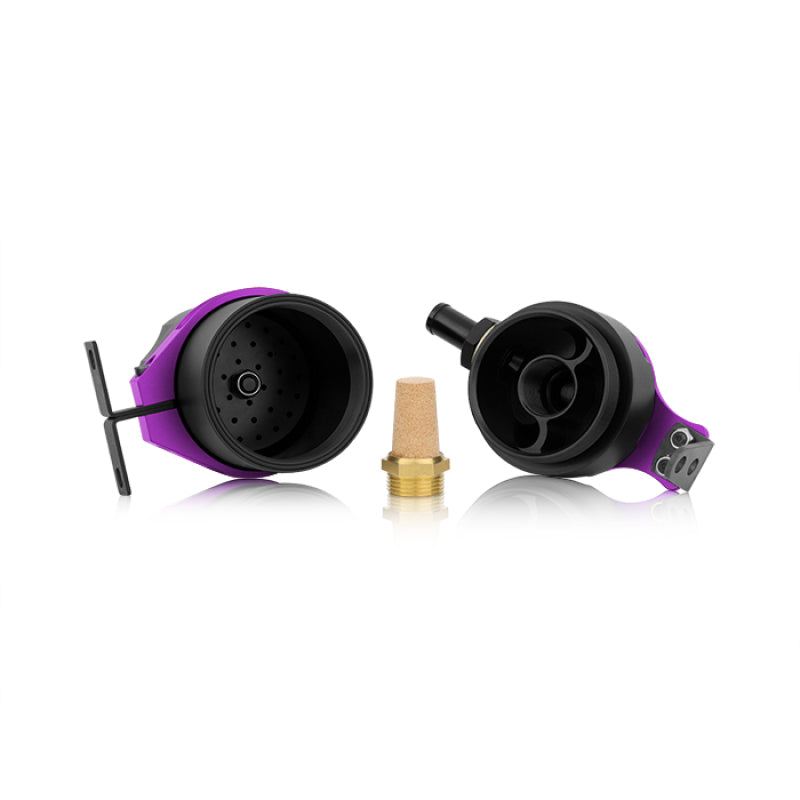 Mishimoto Universal Baffled Oil Catch Can - Purple - Mammoth Racing -