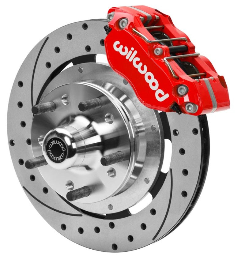 Wilwood 70-81 FBody/75-79 A&XBody Dynapro Frt Brk Kit 11.75in D/S Rtr Red Caliper Use w/ PD Spindle - My Store