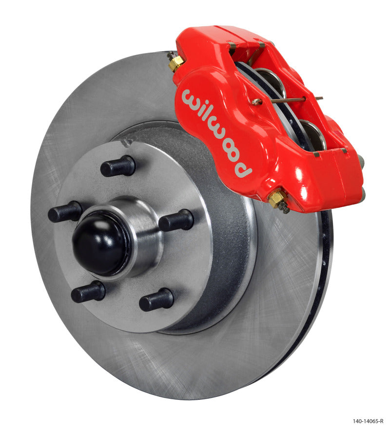 Wilwood Forged Dynalite Front Kit 11.03in 1 PC Rotor&Hub - Red WWE ProSpindle - My Store
