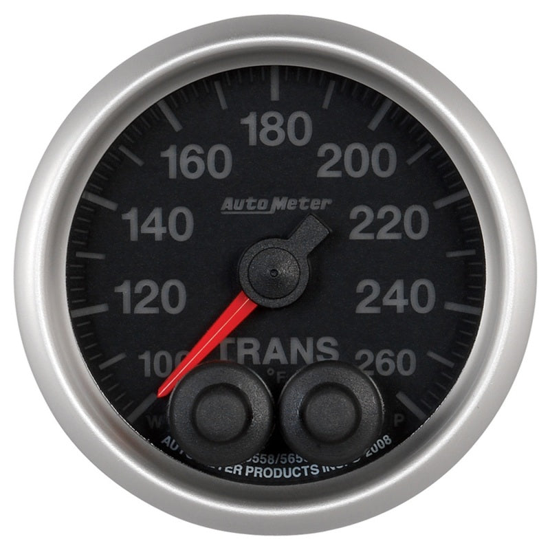 Autometer Elite 52mm 100-260 Degress F Trans Temperature Peak and Warn Gauge w/ Electonic Control - My Store