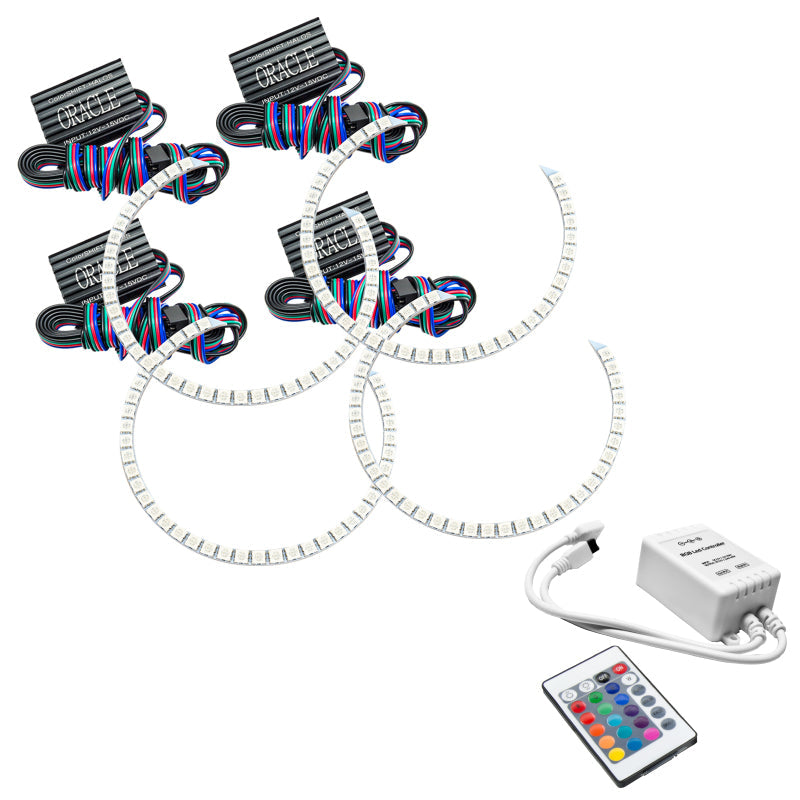 Oracle Chevrolet Avalanche 07-14 Halo Kit - ColorSHIFT w/ Simple Controller - Mammoth Racing -