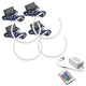 Oracle Chevrolet Avalanche 07-14 Halo Kit - ColorSHIFT w/ Simple Controller - Mammoth Racing -