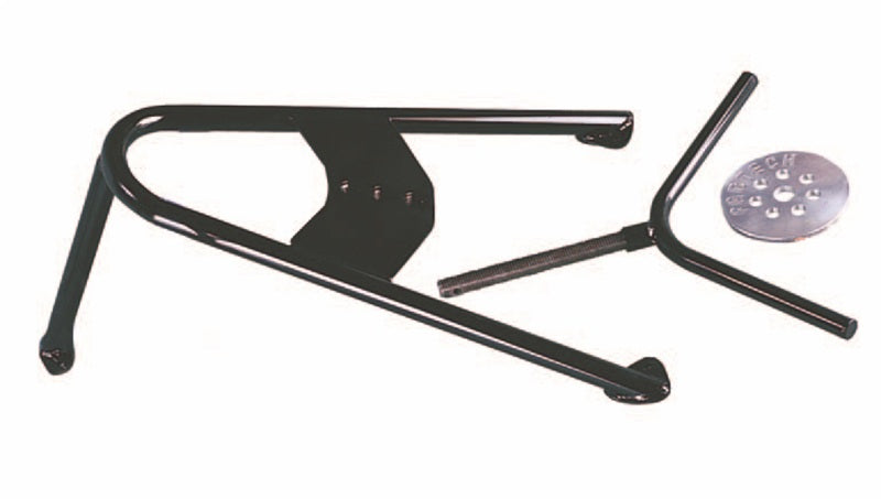 Fabtech Universal Spare Tire Angled Mount - Black - My Store