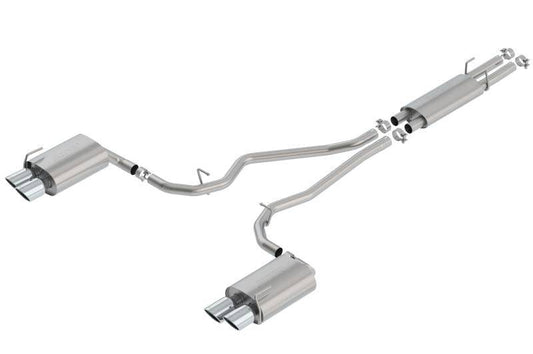 Borla 2020 Ford Explorer ST 3.0L V6 2.25in S-type Exhaust - Chrome Tips - Mammoth Racing -