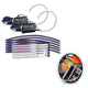 Oracle 18-21 Ford Mustang DRL Upgrade w/ Halo Kit - ColorSHIFT - Mammoth Racing -