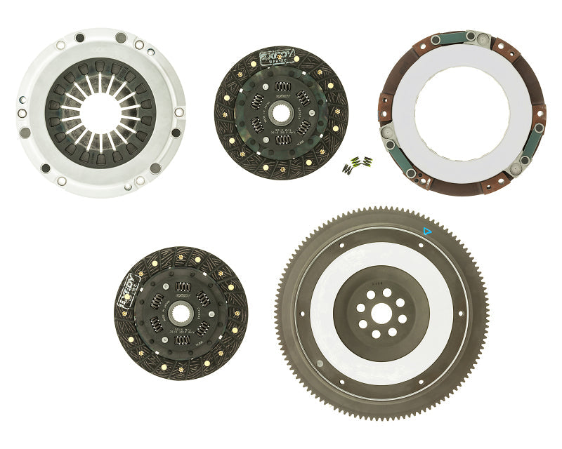Exedy 1991-1996 Acura NSX V6 Hyper Twin Organic Clutch Strap Drive Type Sprung Center Disc - Mammoth Racing -