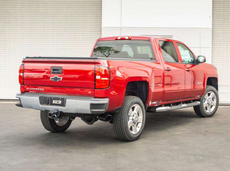 Borla 15-19 Chevy Silverado 2500 6.0L CC/STD Bed/153.7in WB S-Type Catback Exhaust Black Chrome Tip - My Store