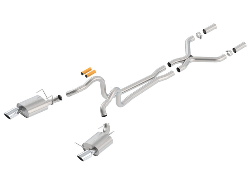 Borla 13-14 Mustang GT/Boss 302 5.0L V8 RWD Single Split Rear Exit ATAK Catback Exhaust - My Store