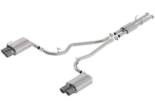 Borla 2020 Ford Explorer ST 3.0L V6 2.25in ATAK Exhaust - Carbon Fiber Tips - Mammoth Racing -
