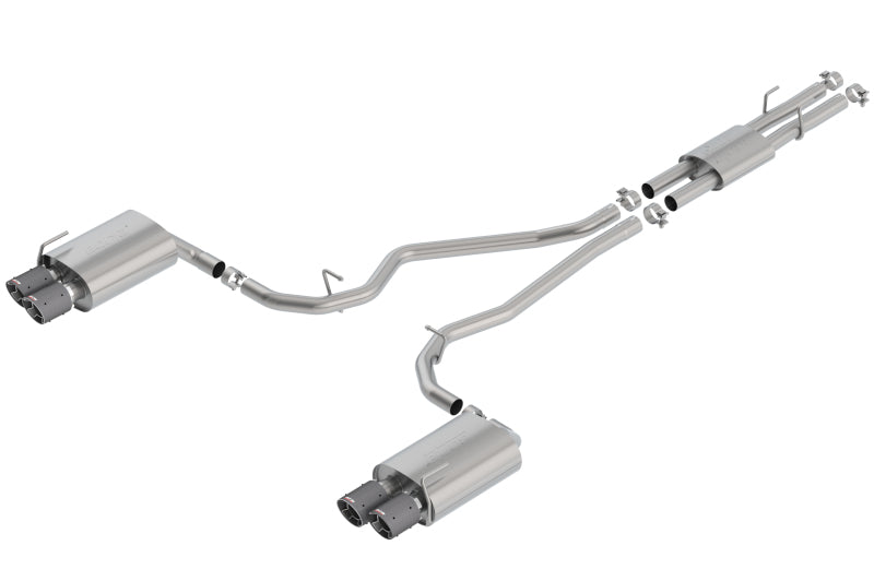 Borla 2020 Ford Explorer ST 3.0L V6 2.25in ATAK Exhaust - Carbon Fiber Tips - My Store