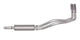 Gibson 94-96 Dodge Ram 1500 Base 3.9l 2.5in Cat-Back Dual Sport Exhaust - Aluminized - Mammoth Racing -