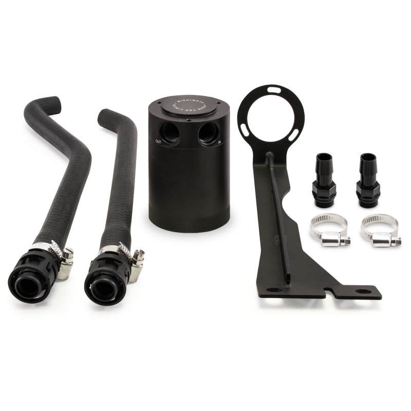 Mishimoto 2014+ Ford Fiesta ST Baffled Oil Catch Can Kit - Black - Mammoth Racing -