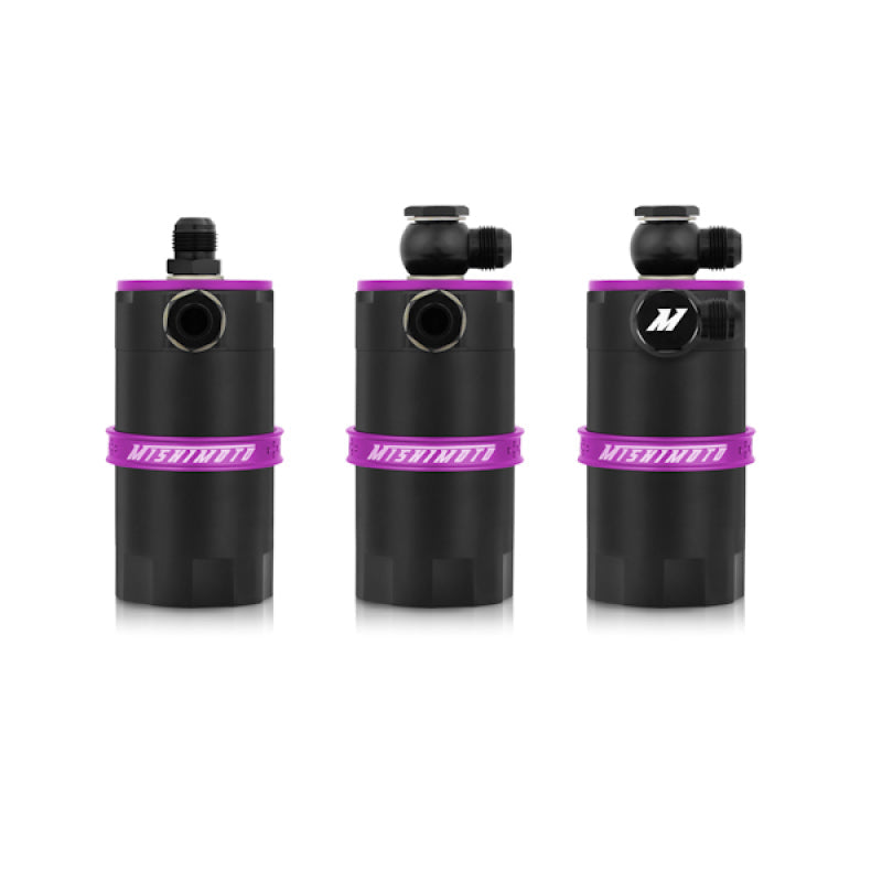 Mishimoto Universal Baffled Oil Catch Can - Purple - Mammoth Racing -