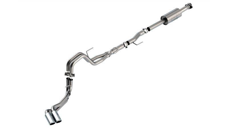 Borla F-150 2021 5.0L 4dr CC SB EC STB Lariat/KR/Platinum/LTD 3/2.25 DSE Cat-Back ATAK CHR Tips - Mammoth Racing -