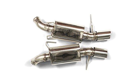 Kooks 22606210 3" OEM Axle-Back Exhaust System with Race Muffler/Black Single Tip (Non-CARB Compliant) - Mammoth Racing -22606210