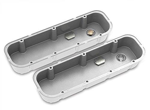 Holley 241-151 M/T Retro Aluminum Valve Covers Tall Vintage Style Finned Cast Aluminum Polished Finish M/T Retro Aluminum Valve Covers - My Store