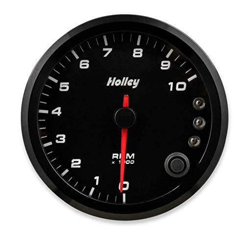 Holley 26-617 Holley EFI CAN Tachometer 3 3/8 in. CAN 0-10k RPM Range w/Shift Light Black Face Holley EFI CAN Tachometer - My Store