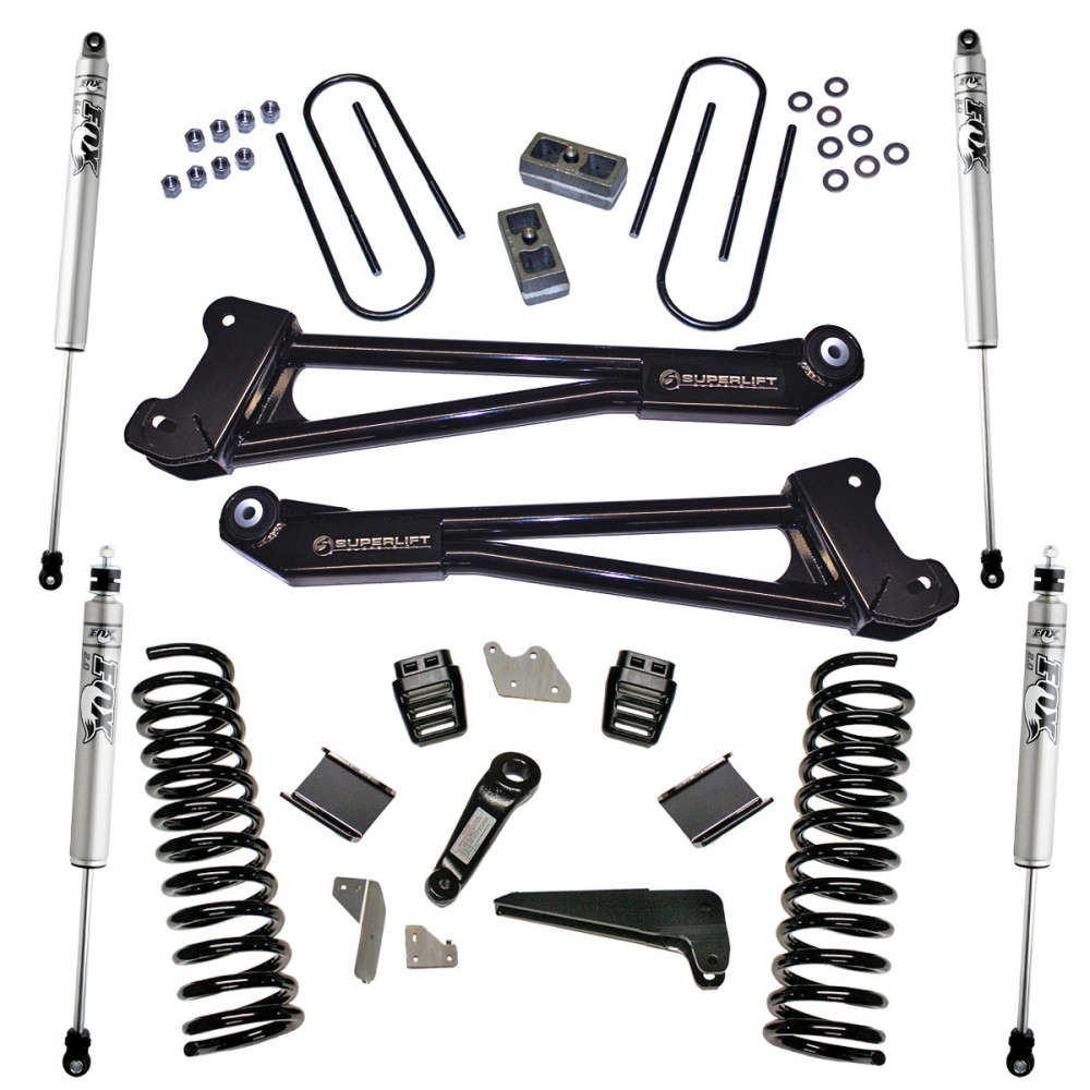 Superlift 13-18 Ram 3500 4WD Diesel 4in Lift Kit w/ Fox 2.0 Shocks - Mammoth Racing -