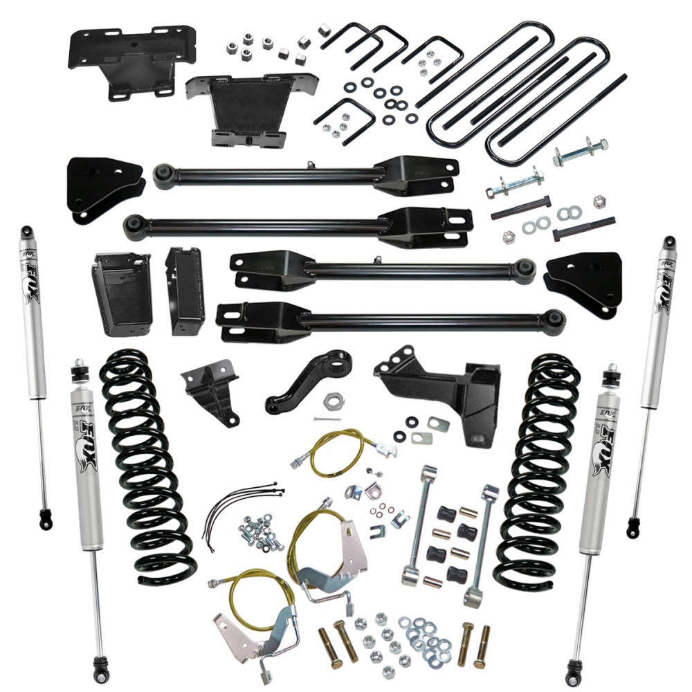 Superlift 08-10 Ford F-250/F-350 SuperDuty 4WD Diesel 4in Lift Kit w/ Fox 2.0 Shocks - Mammoth Racing -