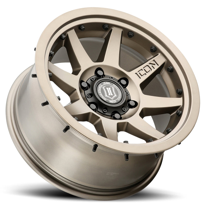 Icon Rebound Pro 17x8.5 6x135 6mm Offset 5in BS 87.1mm Bore Bronze Wheel - Mammoth Racing -