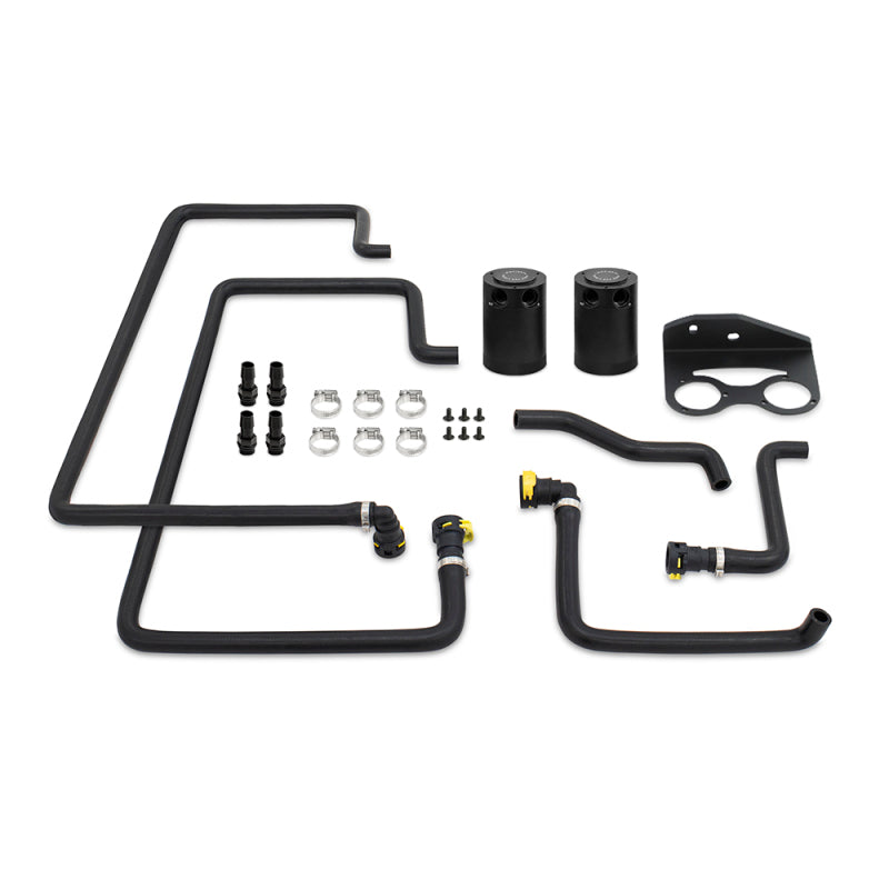 Mishimoto 18+ Ford F-150 2.7L EcoBoost Baffled Oil Catch Can Kit - Clear - Mammoth Racing -