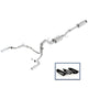 Ford Racing 15-18 F-150 5.0L Cat-Back Sport Exhaust System - Rear Exit Chrome Tips - Mammoth Racing -