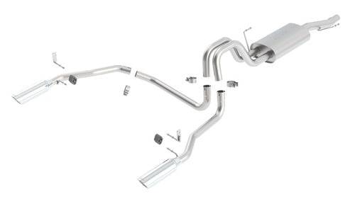 Borla 05-08 Ford F-150 66in/78in Bed 4dr SS Catback Exhaust - Mammoth Racing -