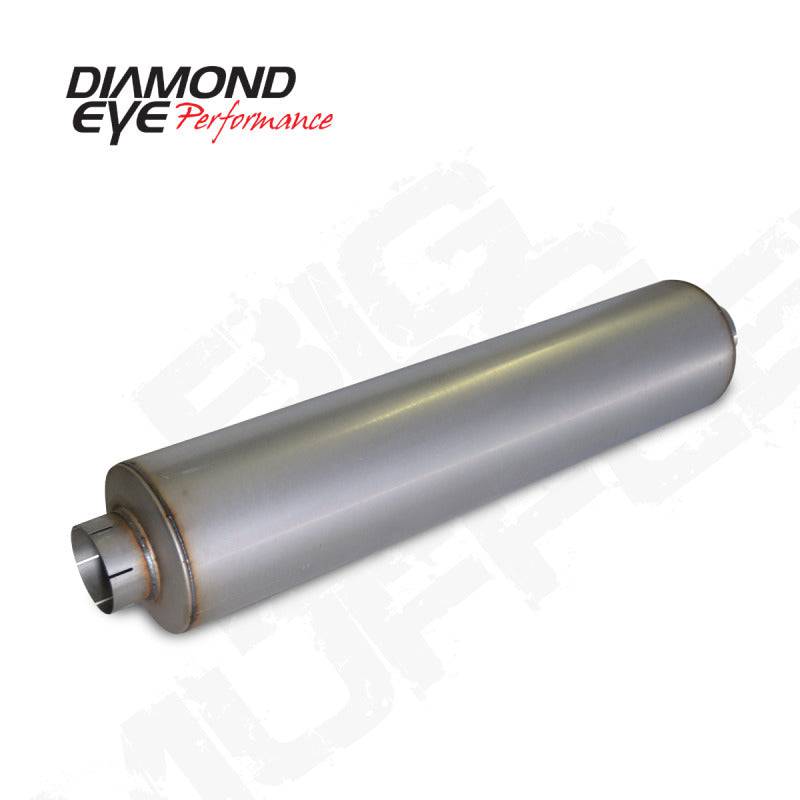 Diamond Eye MFLR BIG DOG QUIET TONE 5inID SGL IN/SGL OUT 10inDIA X 45in BODY 51in LENGTH BAFFLED AL - Mammoth Racing -