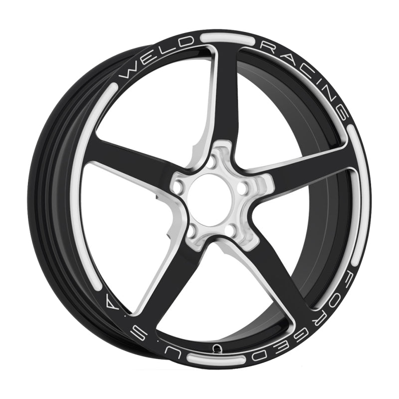 Weld Alumastar 2.0 18x6 / 5x4.5 BP / 2.7in. BS Black Wheel - Mammoth Racing -