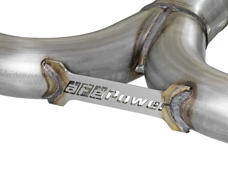 aFe MACHForce XP 3in-2.5in SS Exhaust Cat-Back 18-19 Volkswagen GTI (MK7.5) L4-2.0L (t) - Black - Mammoth Racing -