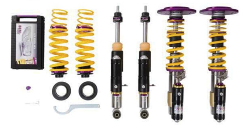 KW Porsche 718 Cayman GT4 (982) Clubsport Coilover Kit 3-Way - Mammoth Racing -