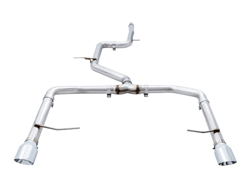 AWE Tuning 18-21 Volkswagen Jetta GLI Mk7 Track Edition Exhaust - Chrome Silver Tips (Fits OEM DP) - My Store