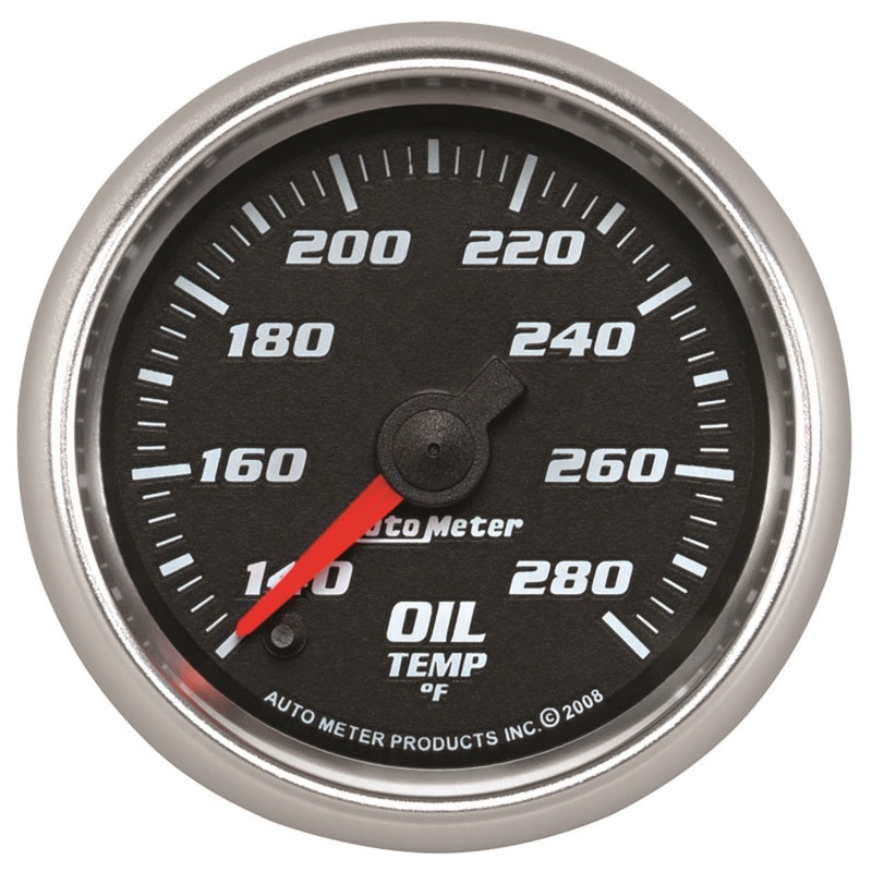 Autometer Pro-Cycle Gauge Oil Temp 2 1/16in 140-280f Digital Stepper Mo - My Store