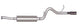 Gibson 07-10 Hummer H3 Base 3.7l 2.5in Cat-Back Single Exhaust - Aluminized - Mammoth Racing -