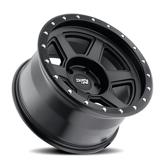 Dirty Life 9315 Compound 17x9 / 6x139.7 BP / -12mm Offset / 106mm Hub Matte Black Wheel
