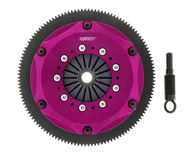Exedy 1990-1996 Nissan 300zx Turbo V6 Hyper Triple Cerametallic Clutch Rigid Disc Push Type Cover - Mammoth Racing -