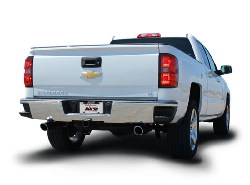 Borla 14 Silv/Sierra 1500 EC Std/CC Short 143.5in WB ATAK Single Split Rear Exit Cat-Back Exhaust - My Store