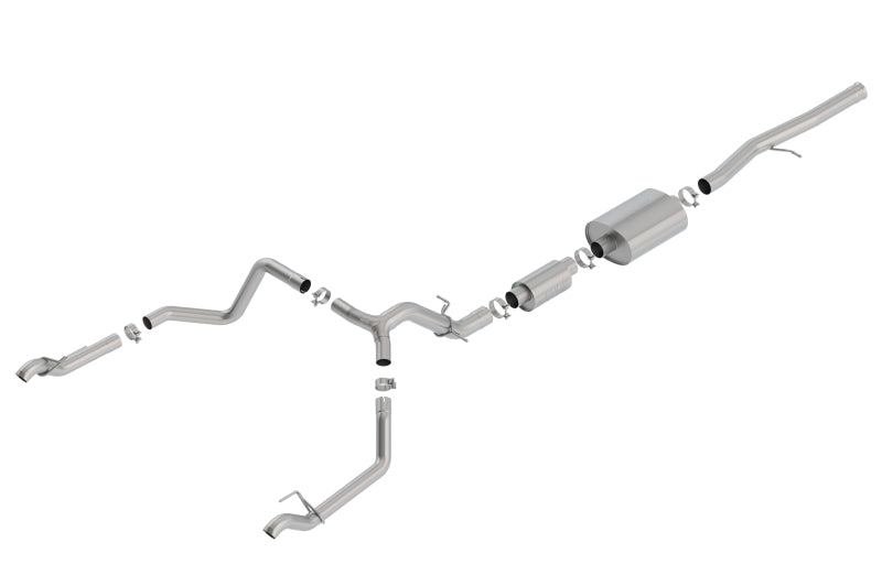Borla 19 Chevrolet Silverado/GMC Sierra 1500 6.2L SS (S-Type) Catback Exhaust w/ Factory Tips - My Store