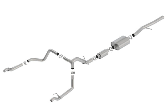 Borla 19 Chevrolet Silverado/GMC Sierra 1500 6.2L SS ATAK Catback Exhaust w/ Factory Tips - Mammoth Racing -