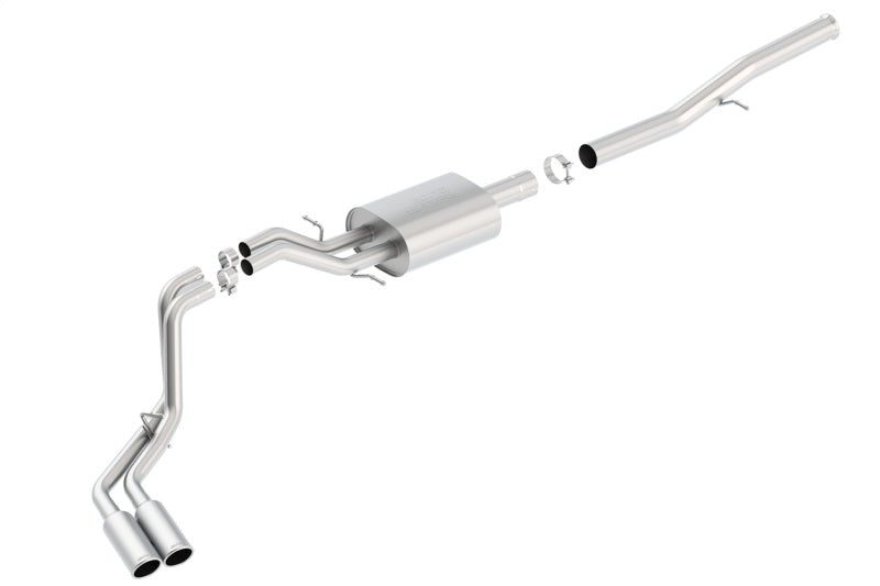 Borla 14 Silv/Sierra 1500 EC Std/CC Short 143.5in WB S-Type Dual Rolled Side Exit Cat-Back Exhaust - My Store