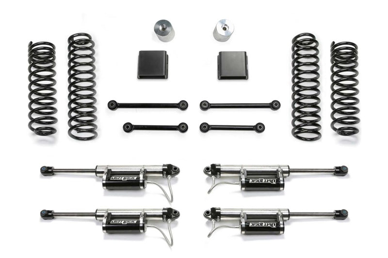 Fabtech 20-21 Jeep JT 4WD Gas 3in Sport Ii System w/Dl Resi - My Store