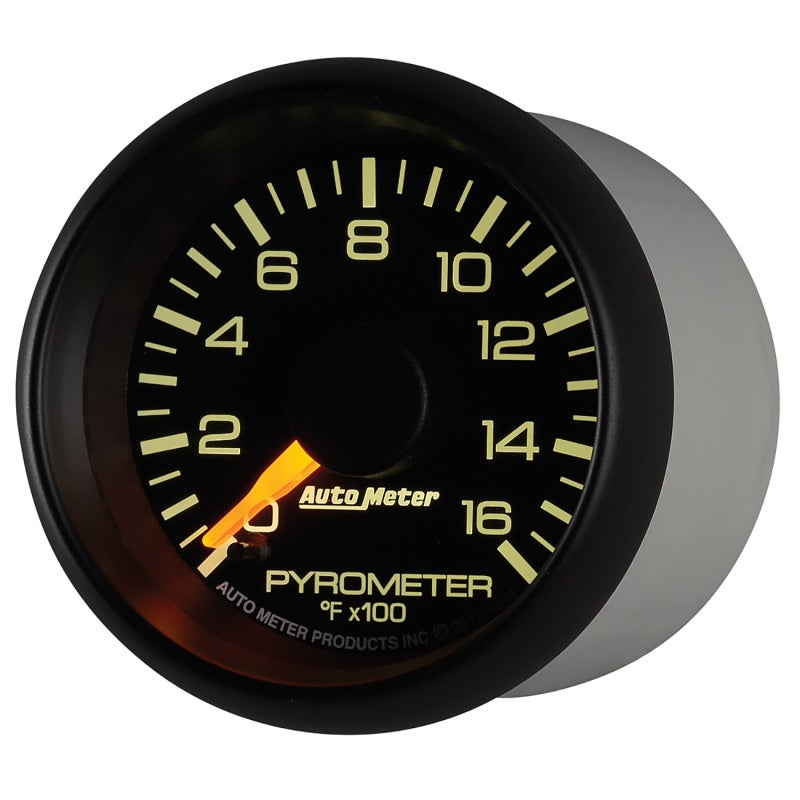 Autometer Factory Match GM 2-1/16in 1600 Degree Electric Pyrometer (egt) Gauge - My Store