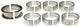 Clevite AMC/Jeep 241 4.0L Eng 1991-06 Main Bearing Set - Mammoth Racing -