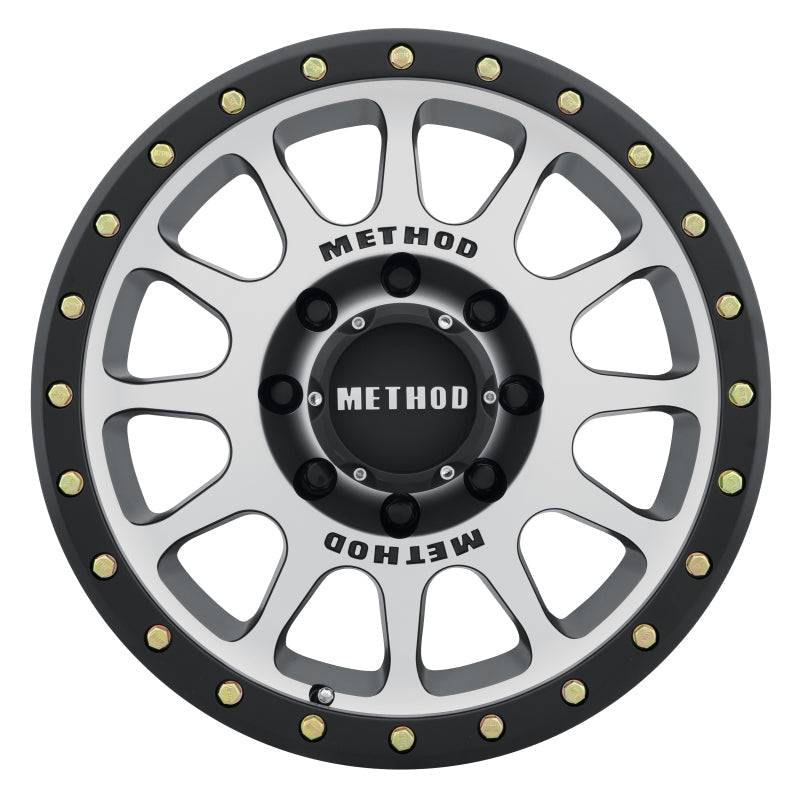 Method Mr305 NV 18x9 +18mm Offset 8x170 130.81mm CB Machined/Black Street Loc Wheel - Mammoth Racing -