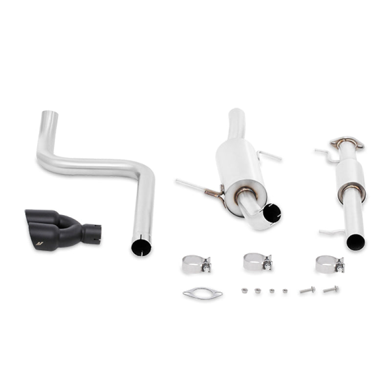 Mishimoto 14-16 Ford Fiesta ST 1.6L 2.5in Stainless Steel Resonated Cat-Back Exhaust w/ Black Tips - Mammoth Racing -