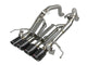 aFe MACH Force-Xp Axle-Back Exhaust System w/ Carbon Fiber Tips Chevrolet Corvette (C7) 14-19 6.2L - Mammoth Racing -