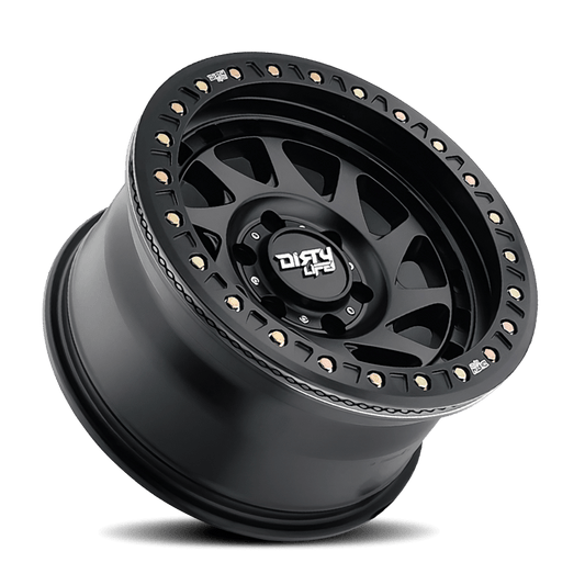 Dirty Life 9313 Enigma Race 17x9 / 5x127 BP / -12mm Offset / 78.1mm Hub Matte Black Wheel - Mammoth Racing -