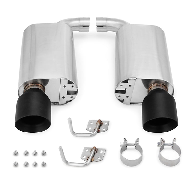 Mishimoto 2015+ Ford Mustang GT Street Axleback Exhaust w/ BlackTips - Mammoth Racing -