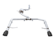 AWE Tuning 18-21 Volkswagen Jetta GLI Mk7 Track Exhaust - Diamond Black Tips (Fits High-Flow DP) - My Store